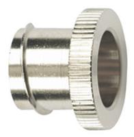 166-32704-lts25-ei-npb-ml HellermannTyton End Insert, Conduit Fitting, 25mm Nominal Size, M25, Brass, Silver