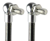 swy8060600058 Camloc Steel Gas Strut, with Ball & Socket Joint, End Joint, 564.0mm Extended Length, 250.0mm Stroke Length