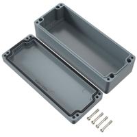 020819060 Rose Polyester Standard Series Grey Glass Fibre Reinforced Polyester Enclosure, IP66, IK08, Grey Lid, 190 x 75 x 55mm