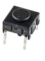 3cth9 MEC IP67 Black Tactile Switch, SPST 50 mA PCB