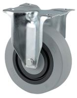 3478hur125p62-grey Tente Fixed Castor Wheel, 400kg Capacity, 125mm Wheel