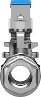 vzbe-1-t-63-d-2-m-v15v15 Festo Stainless Steel 2 Way, Ball Valve, Threaded, NPT 1in, 25mm