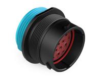 ahdp04-24-19pr-wta Amphenol Industrial Circular Connector, 19 Contacts, Panel, Standard Connector, Plug, Male, IP67, IP69K, Duramate AHDP