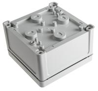 ta-111107-enclosure Fibox TEMPO Series Grey ABS Enclosure, IP65, Grey Lid, 110 x 110 x 65mm