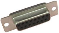 da-15sf-n JAE 15 Way Panel Mount D-sub Connector Socket