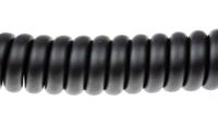 73220239 Lapp UNITRONIC Coiled 0.14 mm² 18 Core Power Cable, Black Polyurethane PUR, 0.5m