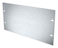 m6010001 METCASE Grey Aluminium Front Panel, 3U, 52.5HP, 269.24 x 132.5mm