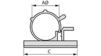 rnd-475-00421 RND Grey Polyamide Latching, 8mm Max. Bundle