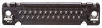 09663117501 HARTING D-Sub Standard 25 Way Through Hole D-sub Connector Socket, 2.76mm Pitch, with M3 Threaded Inserts