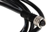 1200270066 Brad from Molex Female 3 way Threaded to Male 4 way Pigtail Sensor Actuator Cable, 2 m