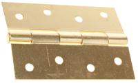 436-5109 RS PRO Steel Butt Hinge, Screw Fixing, 100mm x 71mm x 1.75mm