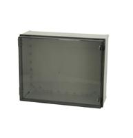 cab-pc-405020-t3b Fibox CAB Series Polycarbonate Wall Box, IP65, Viewing Window, 400 mm x 500 mm x 200mm