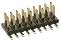 m50-3600742 HARWIN Archer M50 Series Right Angle Surface Pin Header, 14 Contact(s), 1.27 mm Pitch, 2 Row, Unshrouded