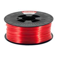 190-1954 RS PRO 1.75mm Translucent Red PET-G 3D Printer Filament, 1kg