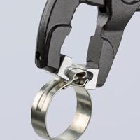 85-51-250-c Knipex Hose Clamp Pliers, 250 mm Overall, Angled, Straight Tip