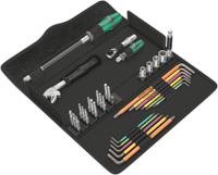 05134013001 Wera 35 Piece Kraftform Kompakt F 1 Screwdriving Tool Set for Window Installation Tool Kit with Box