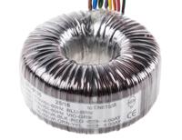 671-9135 RS PRO 115 V ac, 230 V ac, 2 x 15V ac Toroidal Transformer, 120VA 2 Output
