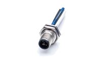 m12t-04pmms-sf8b15 Amphenol Industrial Industrial Circular Connector, 4 Contacts, Threaded, M12 Connector, Plug, Male, IP68, IP69K, M