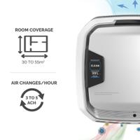 9573801 Fellowes HEPA Air Purifier, 55m², 31 dB, 36 dB, 40 dB, 47 dB, 55 dB