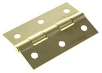 436-5092 RS PRO Steel Butt Hinge, Screw Fixing, 75mm x 49mm x 1.4mm