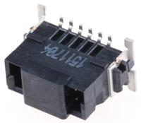 244854-244854-e ERNI SMC Series Straight Surface PCB Header, 12 Contact(s), 1.27 mm Pitch, 2 Row, Shrouded