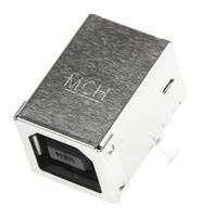 67068-8001 Molex Right Angle, Through Hole, Socket- Single Port Type B USB Connector