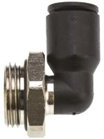 3199-08-17 Legris LF3000 Series Elbow Threaded Adaptor, G 3/8 Male to Push In 8 mm, Threaded-to-Tube Connection Style