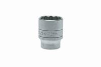 m120525-c Teng Tools 1/2 in Drive 25mm Standard Socket, 12 point, 40 mm Overall Length