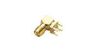 pcbsmafraht Taoglas PCB Series Socket Surface Mount SMA Connector, 50Ω, Solder Termination, Right Angle Body