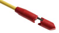972307101 Hirschmann Test & Measurement Red Grabber Clip with Split Clamp, 10A, 1kV, 4mm Socket
