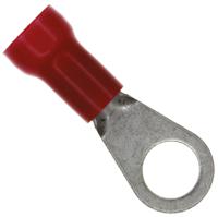 52291-1 TE Connectivity, PLASTI-GRIP Insulated Ring Terminal, M10 (3/8) Stud Size, 6.6mm² to 10.5mm² Wire Size, Red