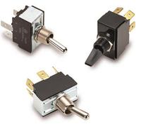 2ge51-73 Carling Technologies Toggle Switch, Panel Mount, On-On-On, Tab Terminal, 250V ac