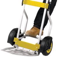 789-8514 RS PRO Heavy Duty Folding Aluminium Sack Truck, 270kg Load, 310 x 310mm Load Plate