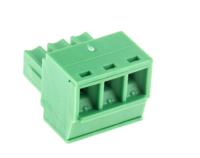 1803581 Phoenix Contact, 3.81mm Pitch, MC 1.5/ 3-ST-3.81, 3 Way, , Pluggable Terminal Block, Plug, Cable Mount, Screw