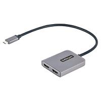 mst14cd122hd StarTech.com USB C to HDMI Adapter, USB C, 2 Supported Display(s) - 4K @ 60Hz