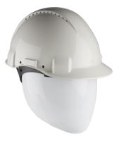 g3000c-vi 3M PELTOR G3000 White Safety Helmet, AdjustableVentilated