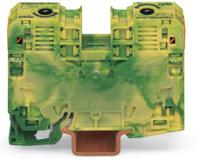 285-137 WAGO  285 Series Green/Yellow, 35mm², Single-Level, Power Cage Clamp Termination, ATEX