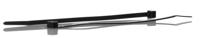 111-03011-t30r-pa66-bk HellermannTyton Cable Tie, 150mm x 3.5 mm, Black Polyamide 6.6 (PA66), Pk-100
