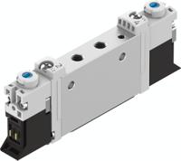 vuvg-l10-t32c-at-m5-1p3 Festo 2x3/2 Closed, Monostable Solenoid Valve - Electrical Metric M5 VUVG Series 24V dc, 566454