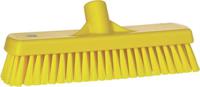 70606 Vikan Broom, Yellow With Polyester, Polypropylene, Stainless Steel Bristles for Deck washer brush