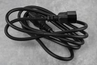 123-0960 RS PRO Straight IEC C13 Socket to Straight IEC C14 Plug Power Cord, 2m