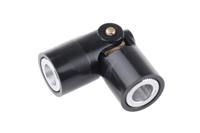 105253535 Huco Universal Joint 105.25.3535, Single, Plain, Bore 12 x 12mm, 74mm Length