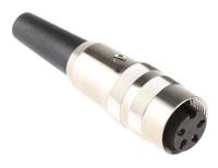 kv-40 Lumberg, KV 4 Pole M16 Din Socket, DIN EN 60529, 5A, 250 V ac IP40, Female, Cable Mount