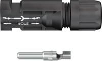 320011p0010-ur Staubli Cable Coupler MC4 Series, Male, Panel Mount Solar Connector, Cable CSA, 2.5mm², Rated At 22.5A, 1 kV PV-KST4