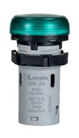 lpmlp3 Lovato, LPML, Panel Mount Green LED Pilot Light, 22mm Cutout, IP66, IP67, IP69K, Round, 380-415V