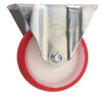 488pn Flexello Fixed Castor Wheel, 250kg Capacity, 100mm Wheel