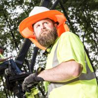 12641 Ergodyne 100% Polyester Orange Hard Hat Neck Guard, Hard Hat