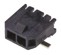 43650-0212 Molex Micro-Fit 3.0 Series Right Angle Surface PCB Header, 2 Contact(s), 3 mm Pitch, 1 Row, Shrouded