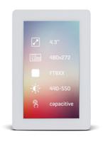 mikroe-2167 MikroElektronika MIKROE-2167 TFT LCD Colour Display / Touch Screen, 4.3in, 480 x 272pixels