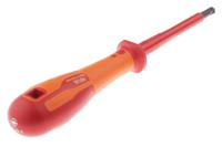 t49145-1 CK Pozidriv Insulated Screwdriver, PZ1 Tip, 75 mm Blade, VDE/1000V